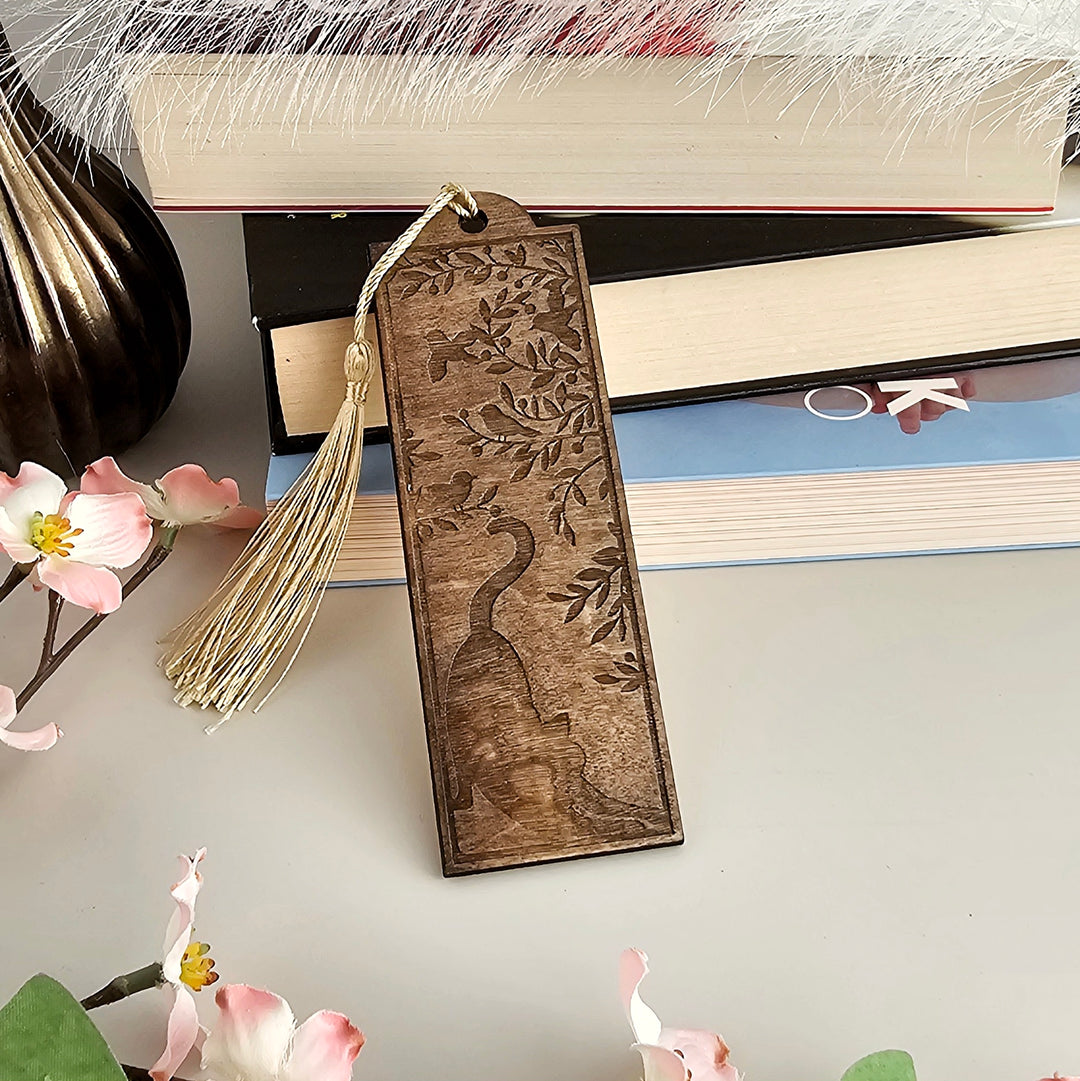 Cat Wooden Bookmark – Custom Engraved Bookmark for Book Lovers