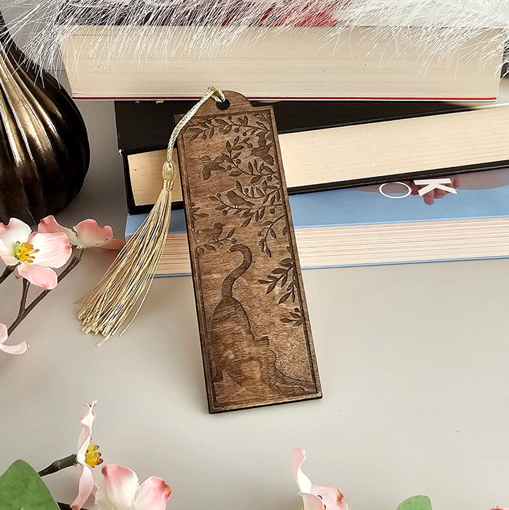 Cat Wooden Bookmark – Custom Engraved Bookmark for Book Lovers