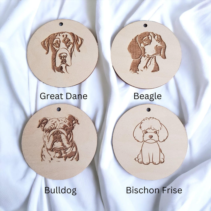 Personalised Christmas Dog Bauble - Festive Pet Ornament Keepsake