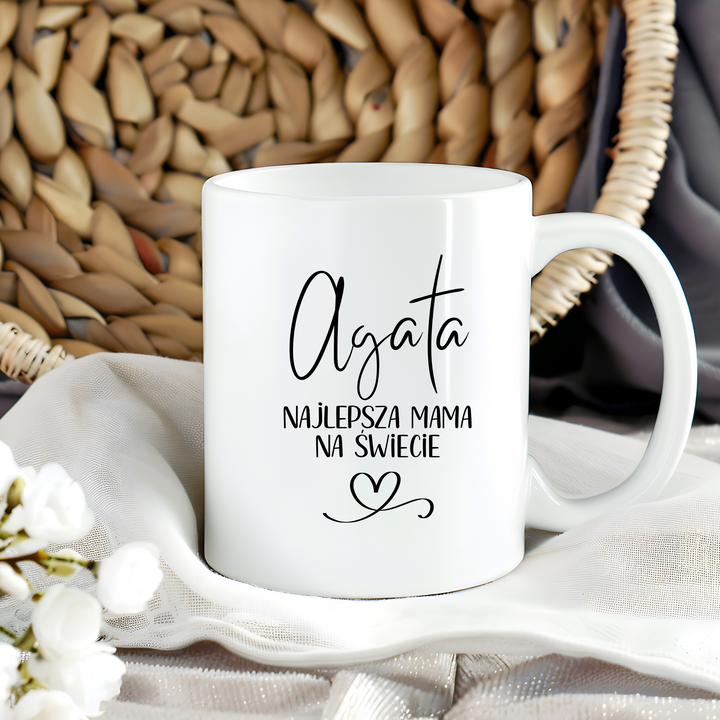 Ceramic Mug - Personalised Mother's Day Gift - Najlepsza Mama EST