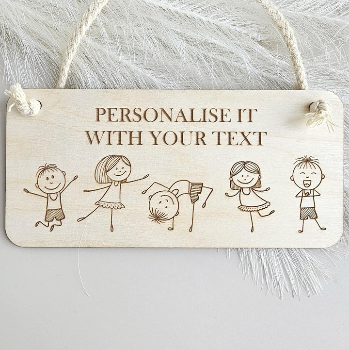 Personalised Children's Name Plaque - Classroom, Nursery or Playroom Sign