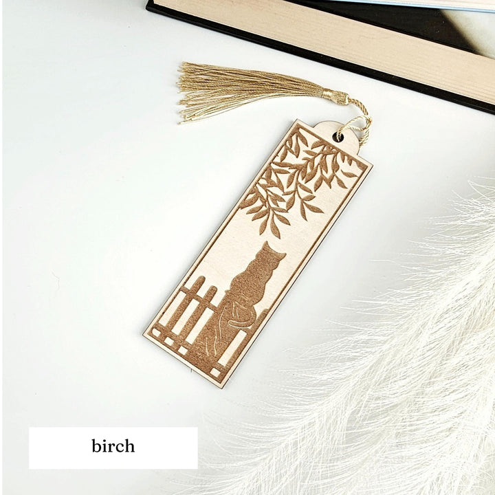 Personalized Laser Engraved Cat Bookmark - Unique Gift for Book Lovers Teachers and Animal Friends