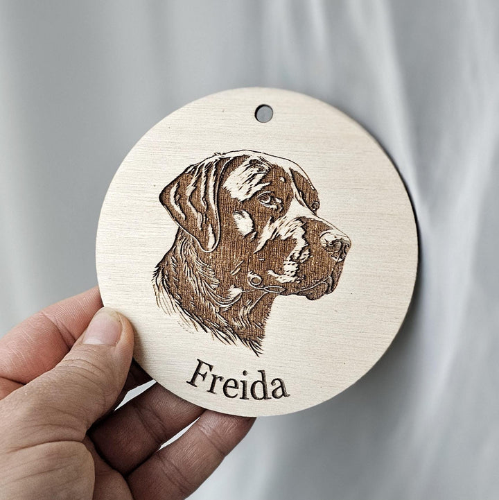 Personalised Christmas Dog Bauble - Festive Pet Ornament Keepsake