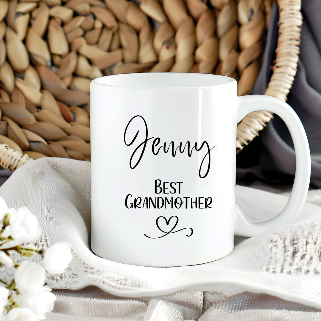 Personalised Best Grandmother Mug - Mother's Gift for Grandma Nanny Granny