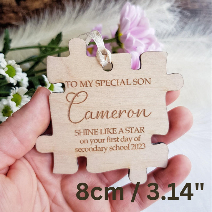 Personalised First Day of School Plaque - Nursery Preschool Wooden Ornament
