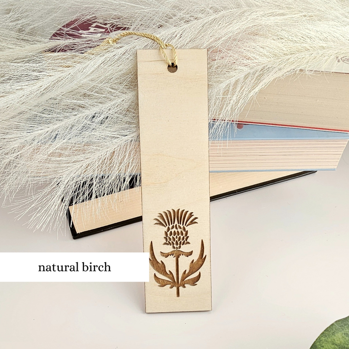 a bookmark with a picture of a flower on it