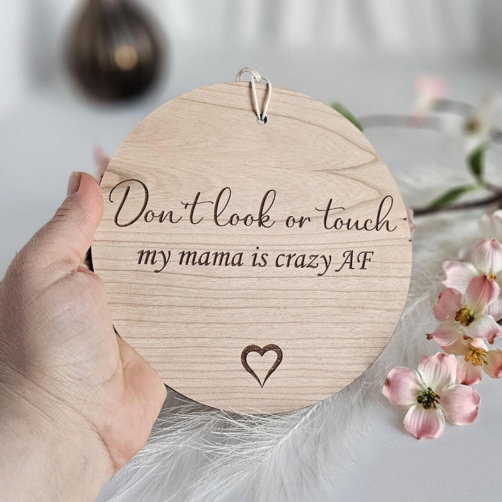 Personalised Wooden Gift Tag - Custom Engraved Keepsake Label