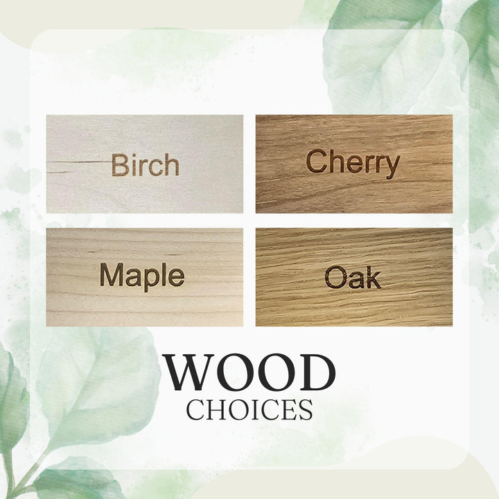 Personalised Wooden Gift Tag - Custom Engraved Keepsake Label
