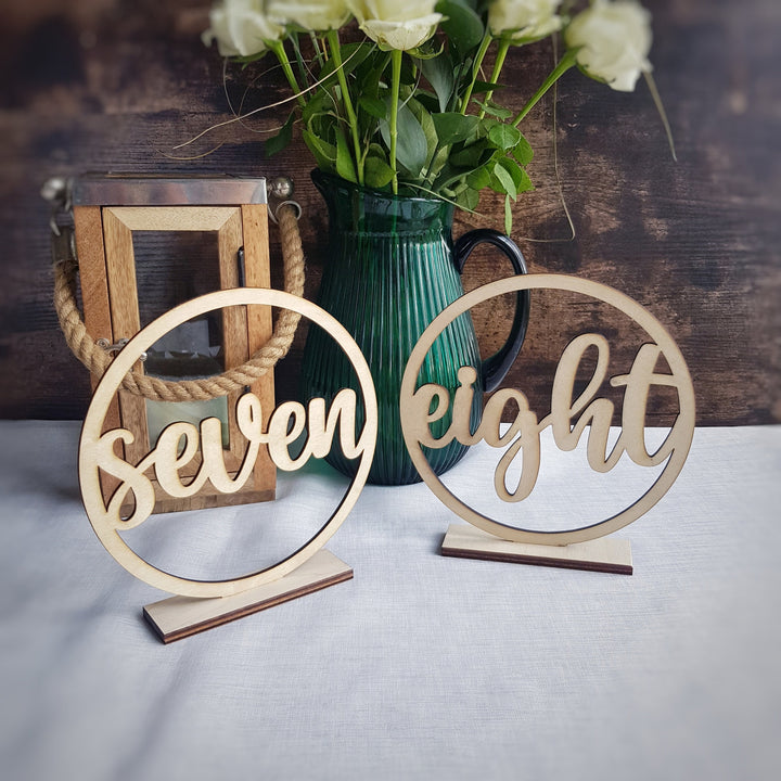 Rustic Wooden table numbers, Unique Wedding Table Numbers, Wooden Table decoration, Rustic table décor