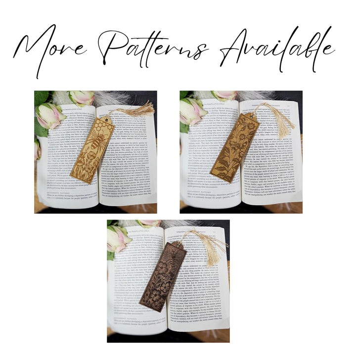 Bee Bookmark - Personalised Engraved Wooden Gift for Book Lovers