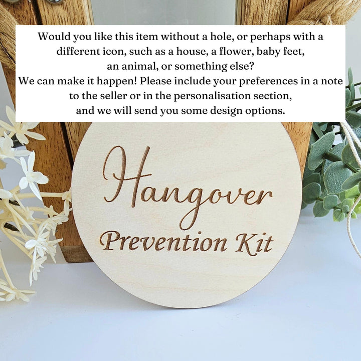 Personalised Wooden Gift Tag - Custom Engraved Keepsake Label