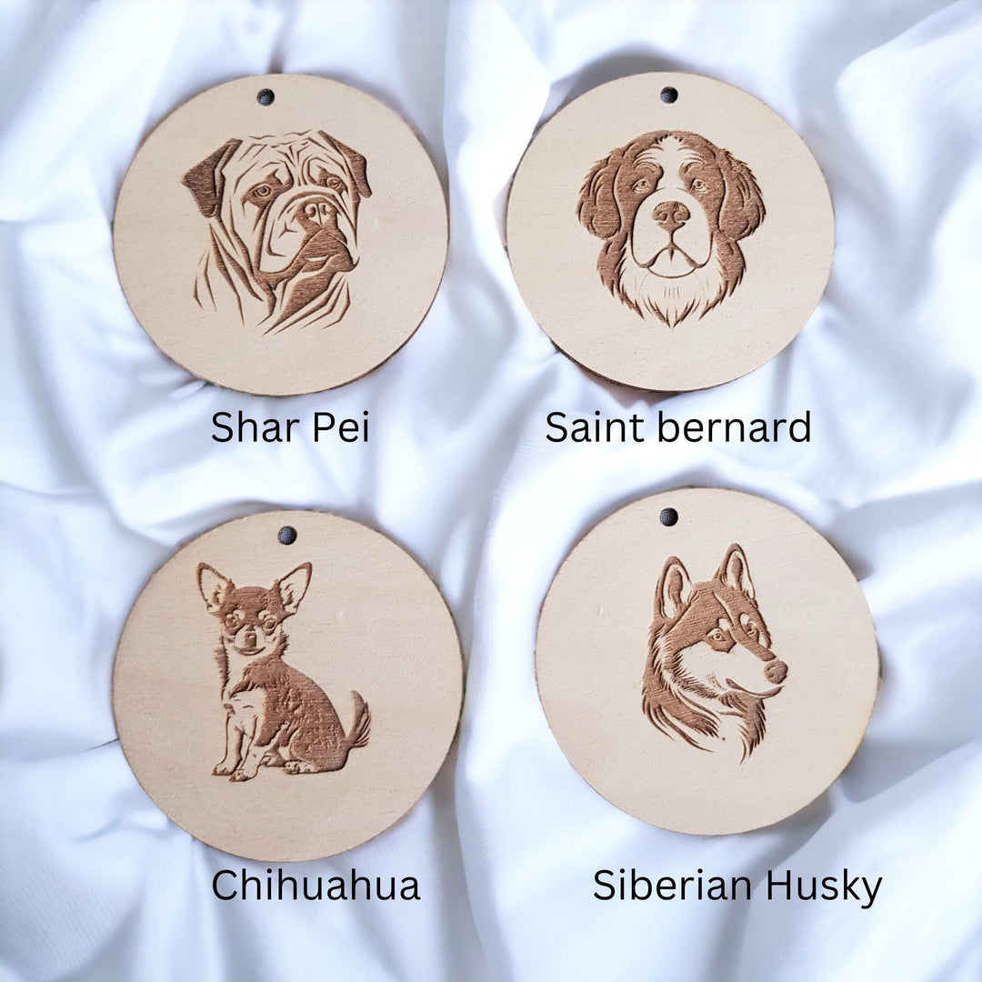 Personalised Christmas Dog Bauble - Festive Pet Ornament Keepsake