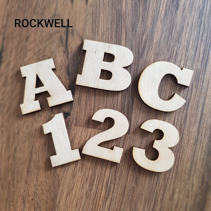 Wooden Craft Letters and Numbers Laser Cut Alphabet, Height 2-15cm -  Home Decor and DIY Projects