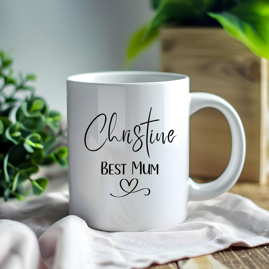 Personalised Best Mum Mug - Mother's Day Gift for Mom