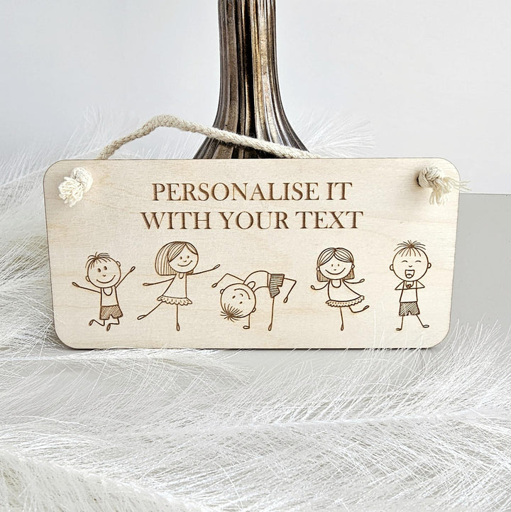 Personalised Children's Name Plaque - Classroom, Nursery or Playroom Sign