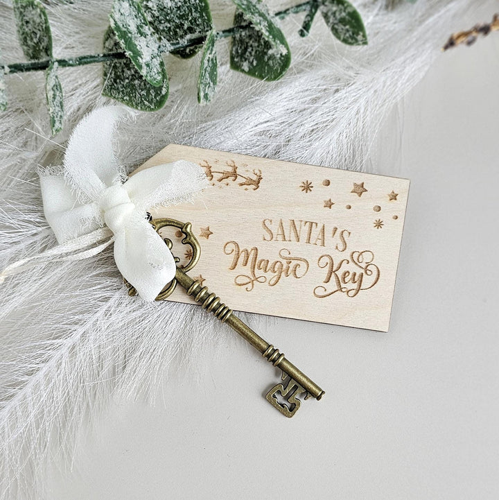 Personalised Santas Magic Key - No Chimney Christmas Eve Accessory