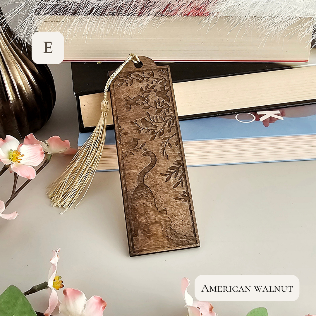 Personalised Wooden Cat Bookmark – Unique Handmade Gift for Readers