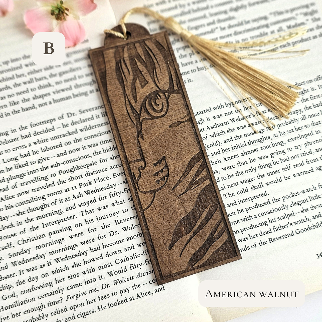 Cat Bookmark – Personalised Laser Engraved Gift for Book Lovers