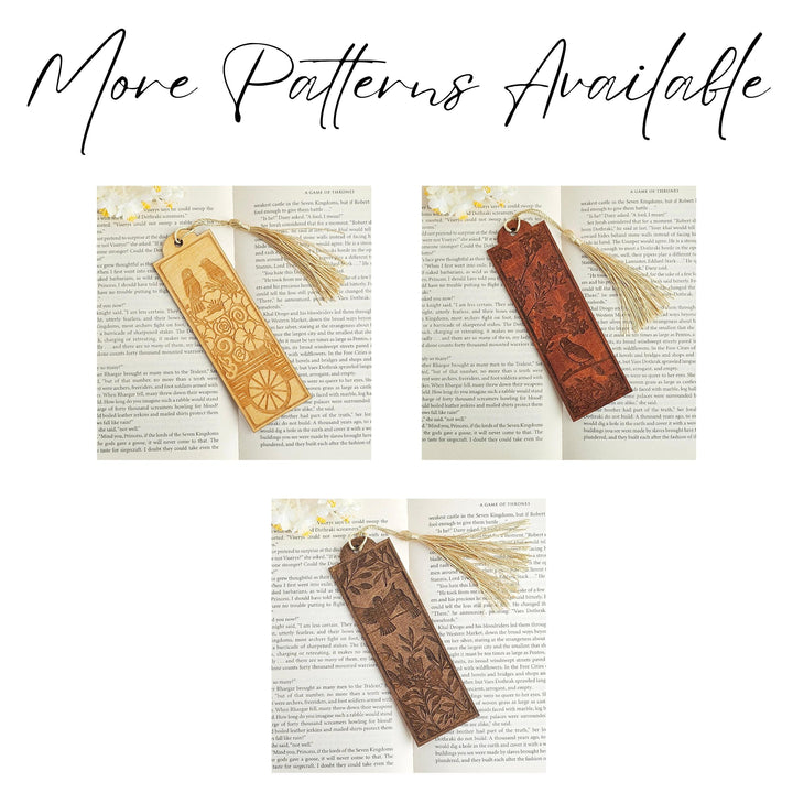 Birds Bookmark - Personalised Engraved Wooden Gift for Book Lovers