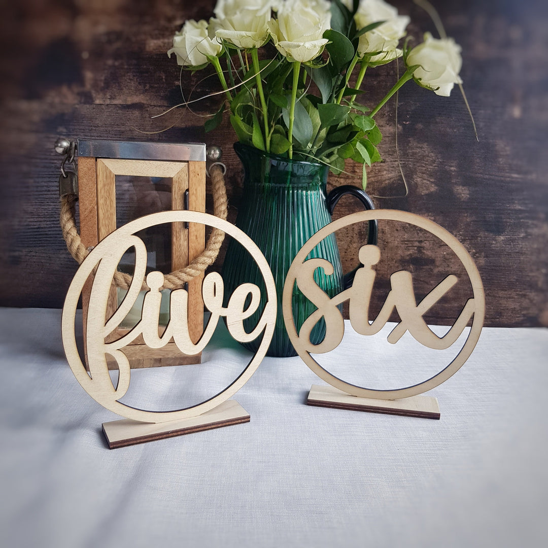 Rustic Wooden table numbers, Unique Wedding Table Numbers, Wooden Table decoration, Rustic table décor