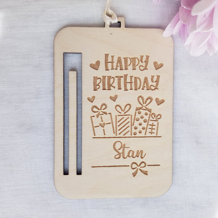 Personalised Money Holder – Custom Birthday Cash Box | Sustainable Wooden Gift Box