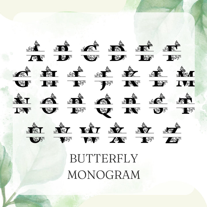 Personalised Wooden Hairbrush - Butterfly Monogram Gift for Dancer Mom or Daughter