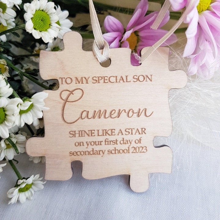 Personalised First Day of School Plaque - Nursery Preschool Wooden Ornament