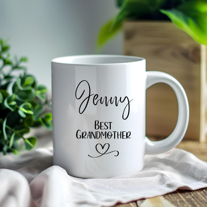 Personalised Best Grandmother Mug - Mother's Gift for Grandma Nanny Granny