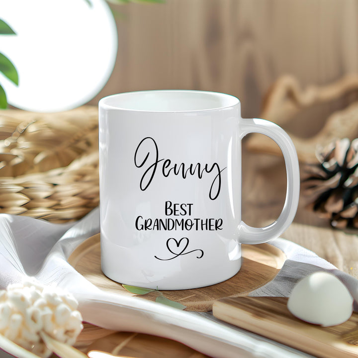 Personalised Best Grandmother Mug - Mother's Gift for Grandma Nanny Granny