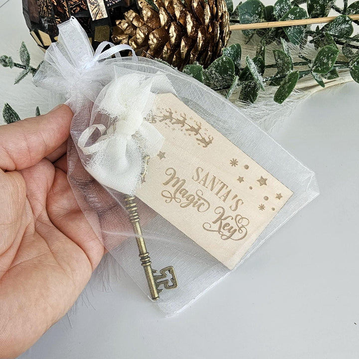 Personalised Santas Magic Key - No Chimney Christmas Eve Accessory