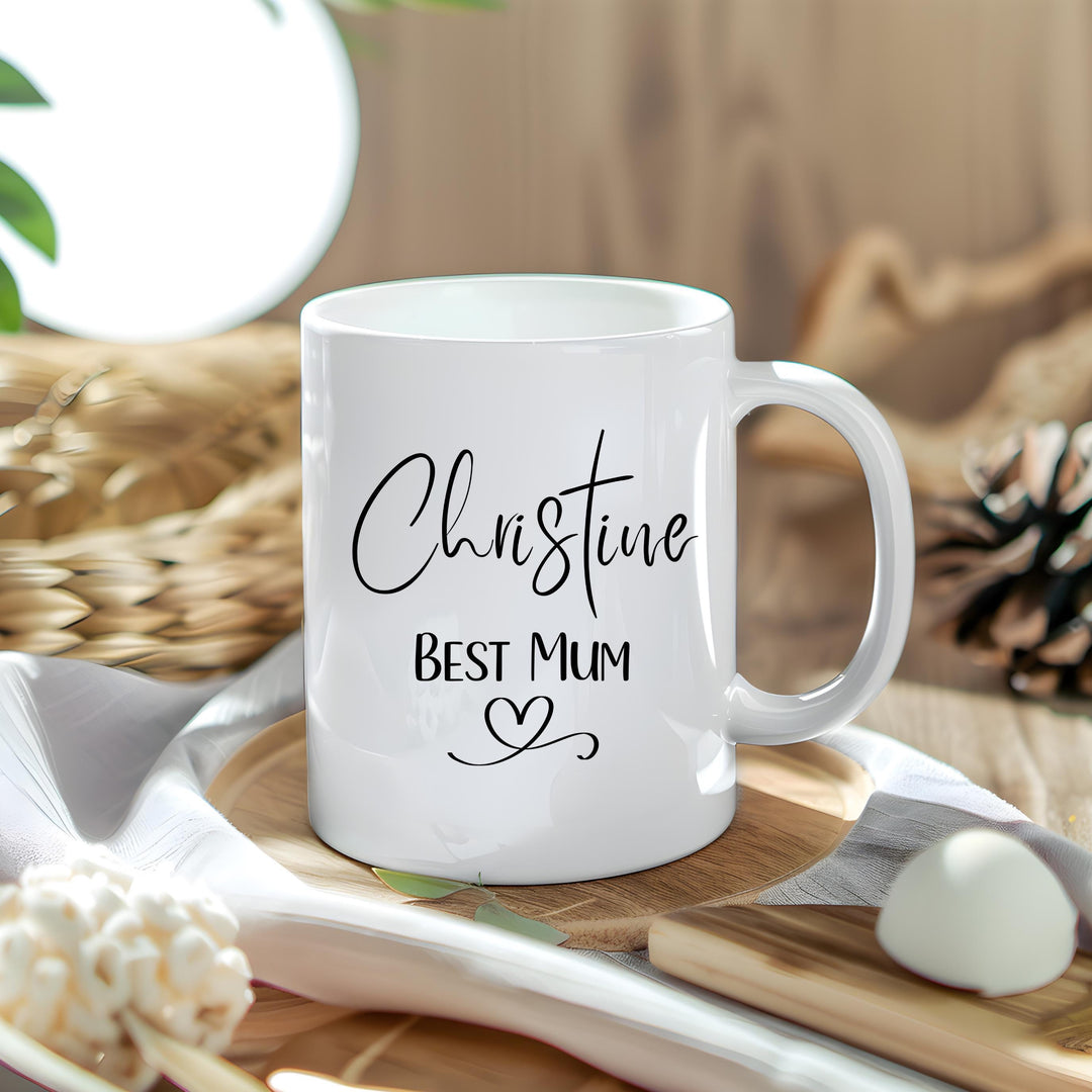 Personalised Best Mum Mug - Mother's Day Gift for Mom