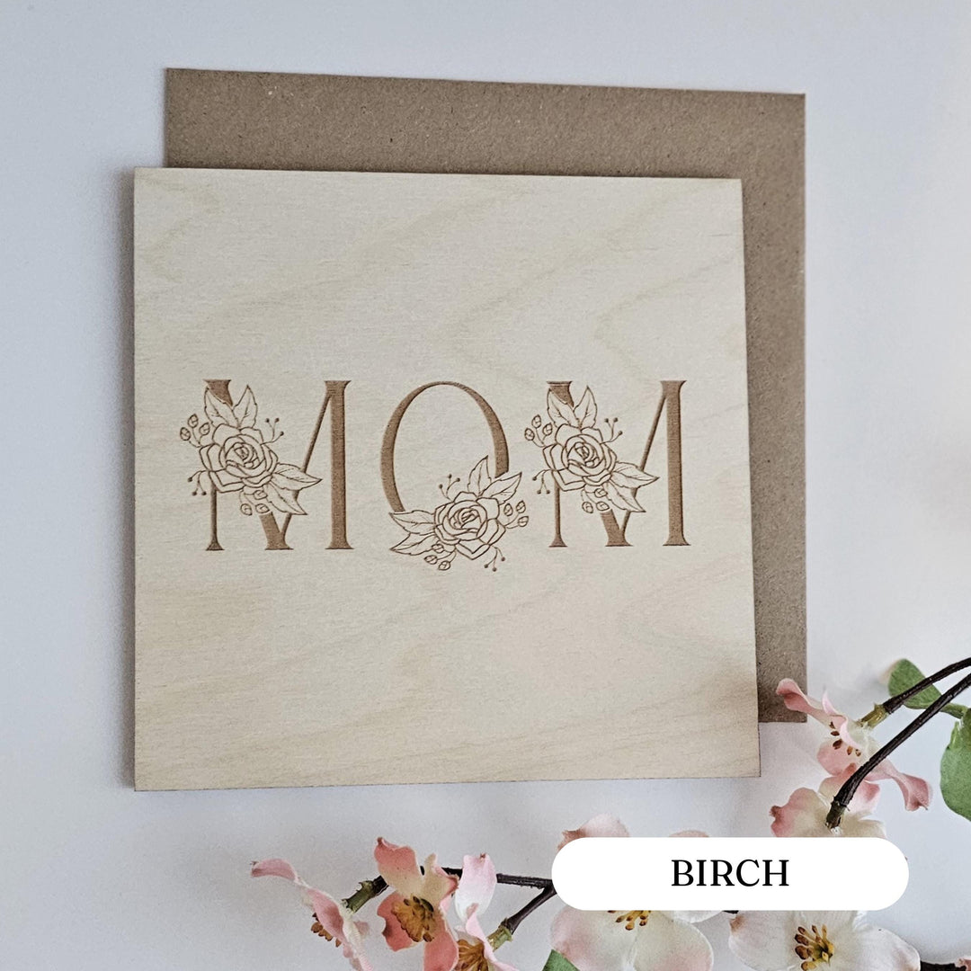 Personalised Wooden Mum Keepsake Plaque