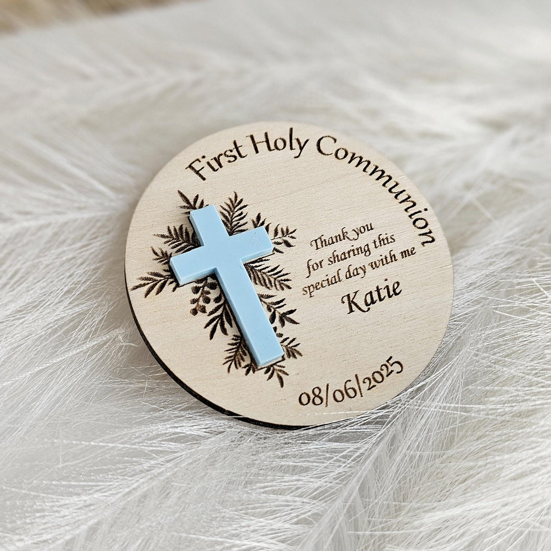Personalised First Holy Communion Thank You Maget - Baptism, Christening Favours