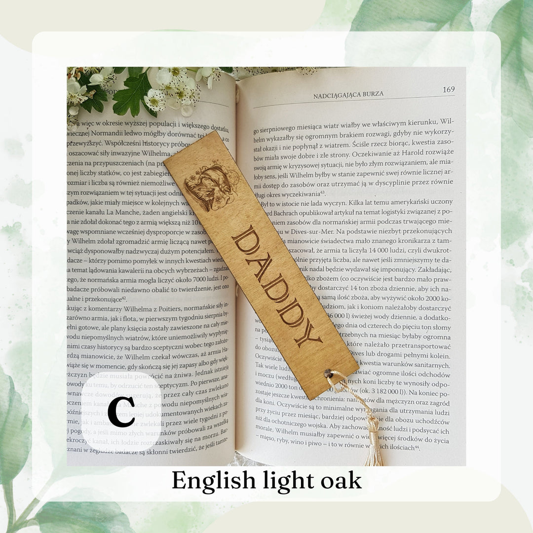 Personalised Wooden Bookmark - Perfect for Fishing Enthusiasts Gift