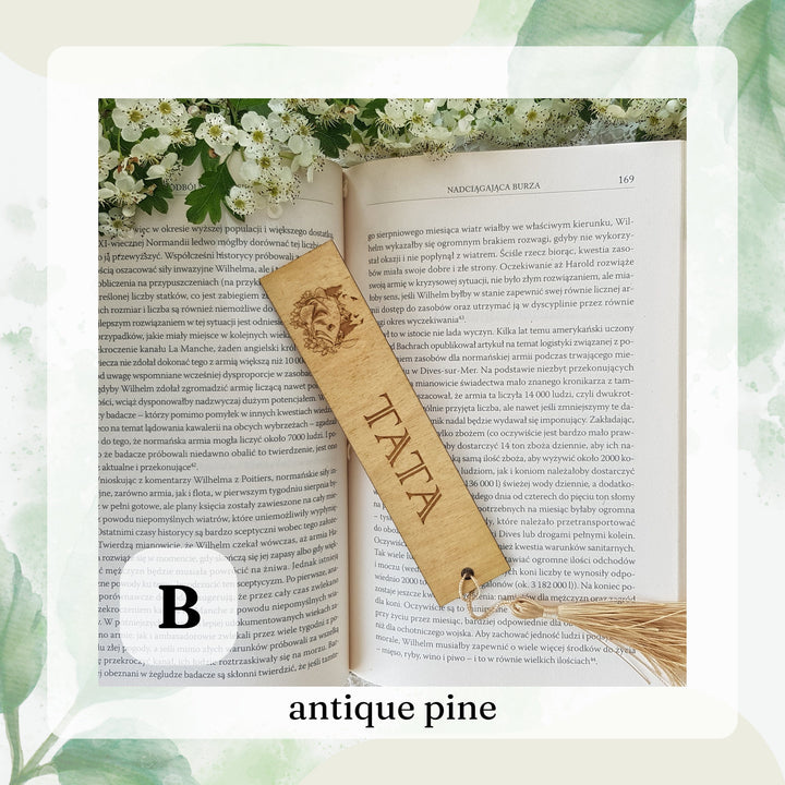 Personalised Wooden Bookmark - Perfect for Fishing Enthusiasts Gift