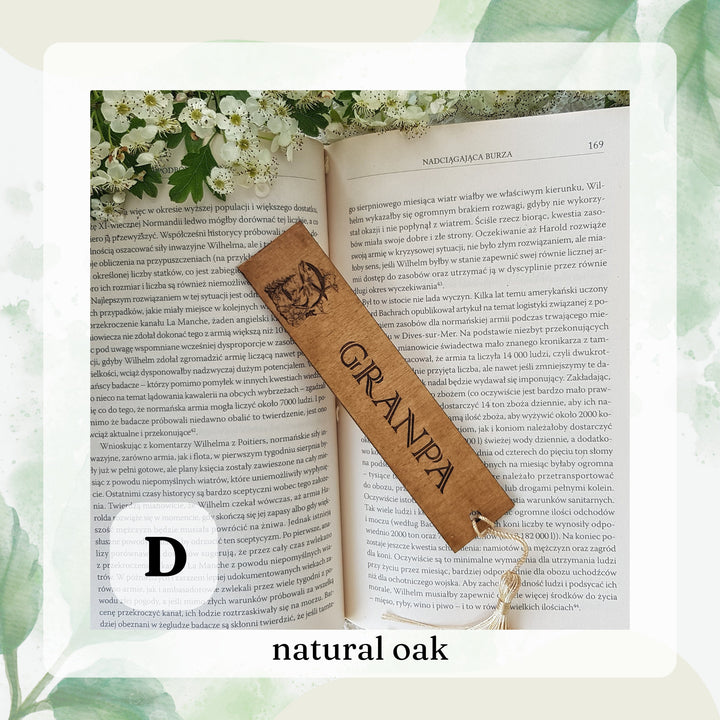 Personalised Wooden Bookmark - Perfect for Fishing Enthusiasts Gift