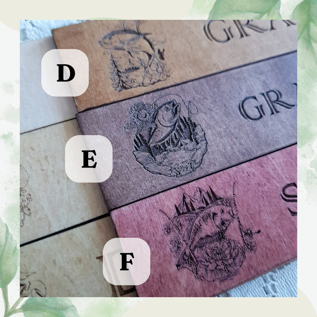 Personalised Wooden Bookmark - Perfect for Fishing Enthusiasts Gift