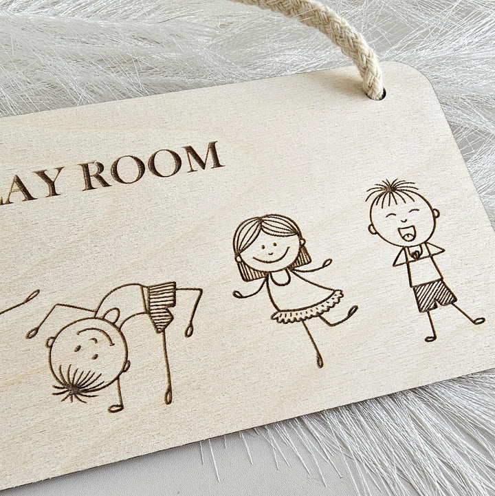 Personalised Bedroom Wooden Sign, Nursery Kids Classroom / Children / Playroom Sign